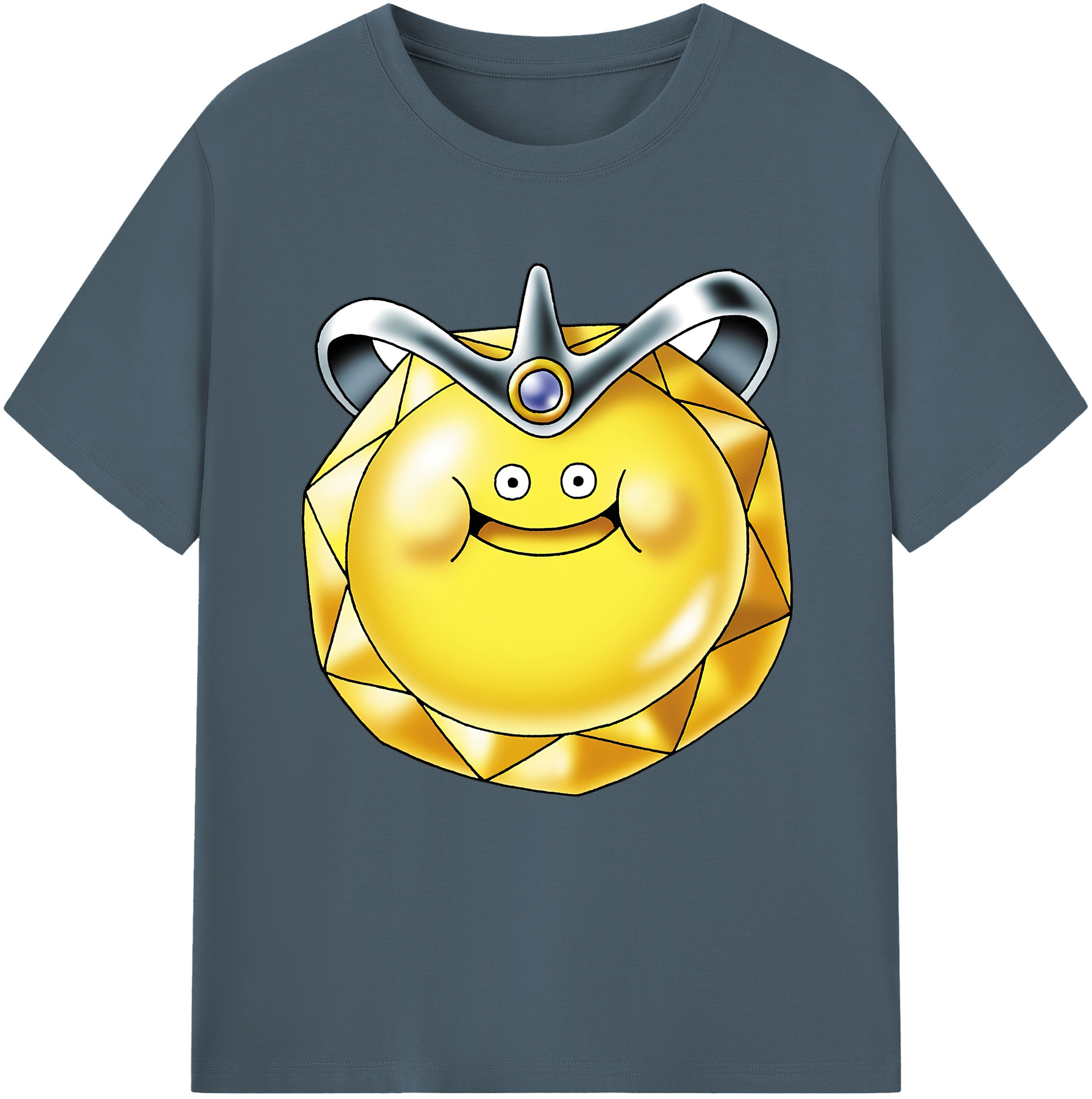 （画像用） ドラゴンクエスト Doragon Kuesuto Dragon Quest 綿100％半袖Tシャツ（フロントプリント）